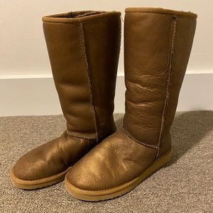 Metallic Gold Uggs